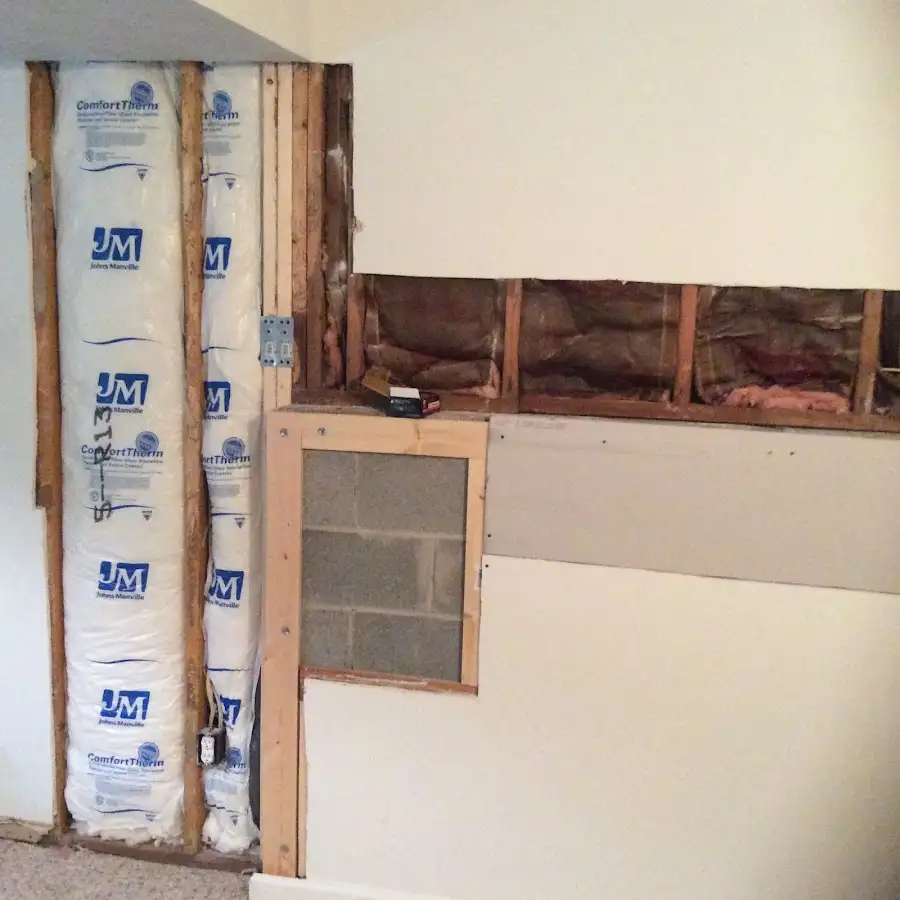 Wall insulation replacement during Odor Removal & Deodorization in Lufkin